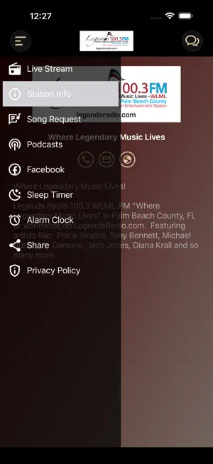 Legends Radio 100.3 FM screenshot 4