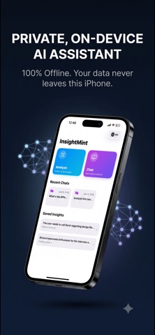 InsightMint: Offline AI Notes Screenshot 1 of 3