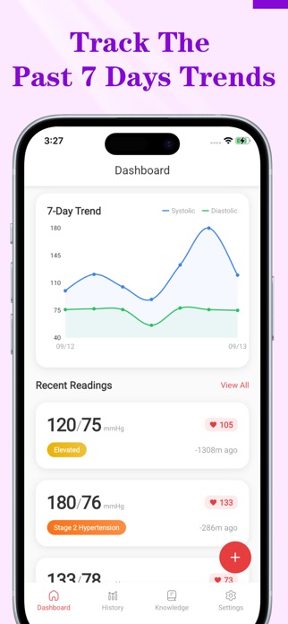 Blood Pressure Log & Tracker Screenshot 3 of 5