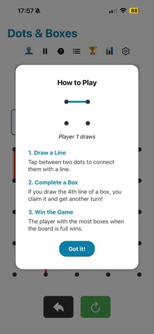 Dots And Boxes Reprised screenshot