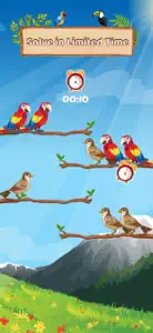 Birds Sort Color Sorting Game screenshot #4 for iPhone