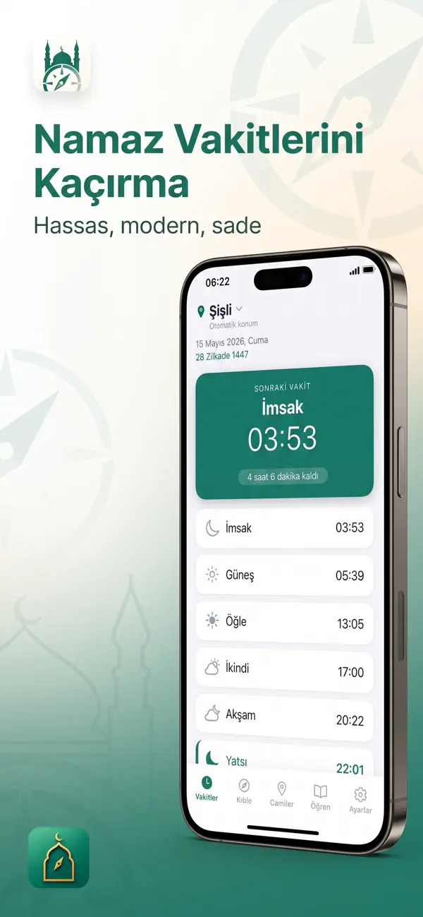 Screenshot #1 pour Mihrab: Namaz Vakitleri