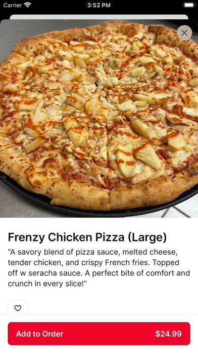 Rihanas Pizza iPhone screenshot 4 - Food & Drink app