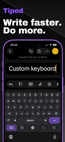 Custom Keyboard - Tiped Screenshot 1 of 6
