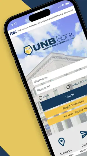 UNB Bank screenshot 1