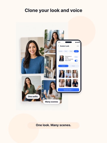 TalkVideo - AI Video Generator iPad screenshot