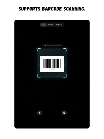 QR + Barcode Scanner-YOKIE iPad screenshot