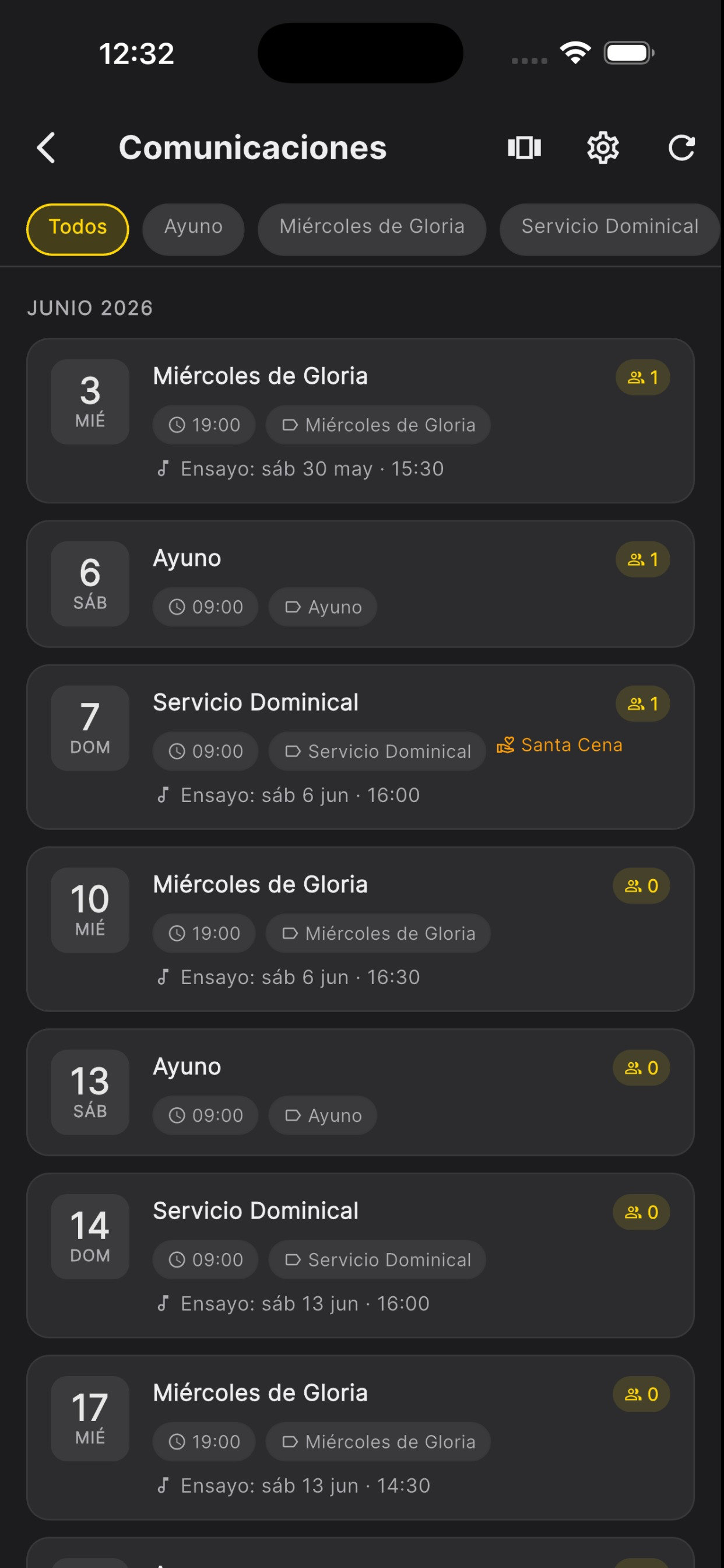 Members Calendar screenshot 5