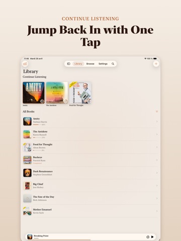 Audiobook Player: MP3 M4A M4B ipad screenshot 4