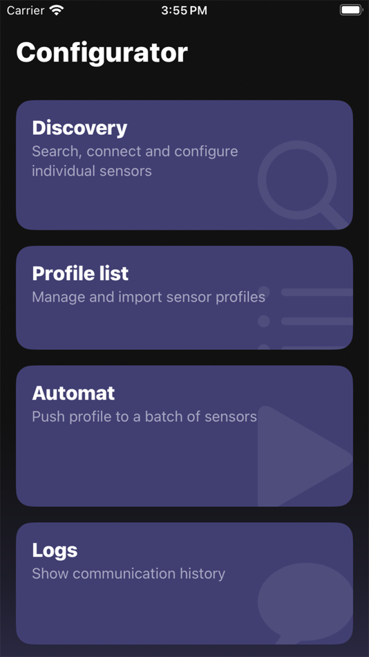 #1. Configurator Sensoneo (iOS) 由: Sensoneo j.s.a.