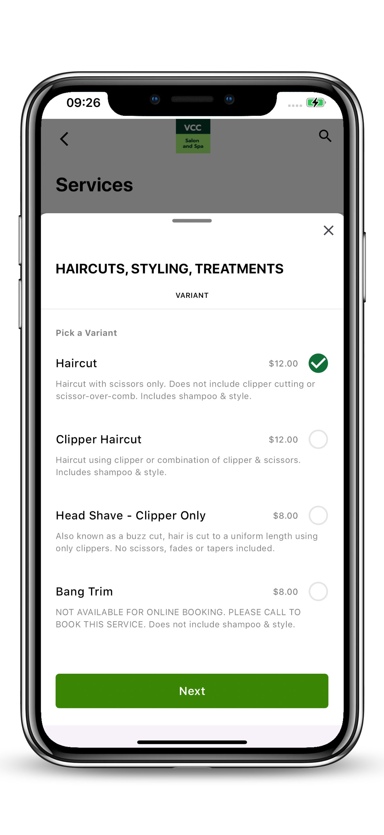 VCC Salon & Spa