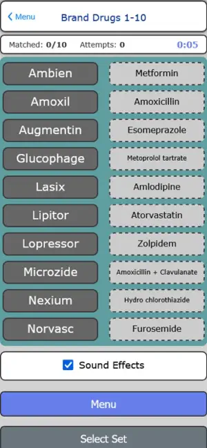 Top 200 Drug Touch Match Game screenshot 2