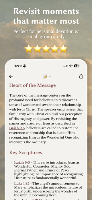 Sermon Scribe: Bible Notetaker Screenshot 2 of 9