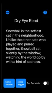 dry eye read iphone screenshot 2
