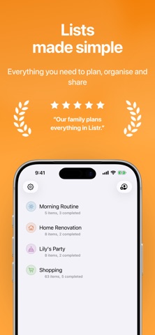 Listr: Shared List Screenshot 1 of 7