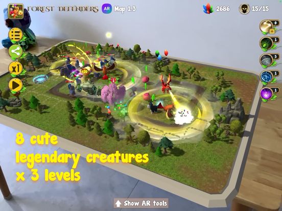 Forest Defenders AR iPad screenshot