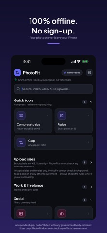 PhotoFit – Resize, Compress KB Screenshot 7 of 7