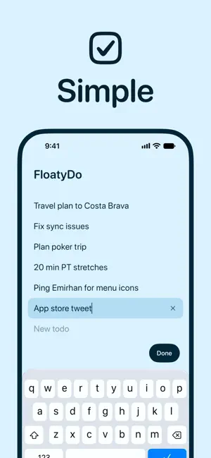 FloatyDo screenshot 1