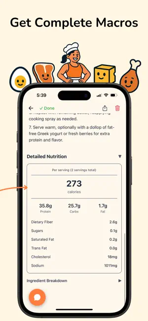 Proteinify: Recipe Generator screenshot 3