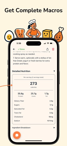 Proteinify: Recipe Generator screenshot