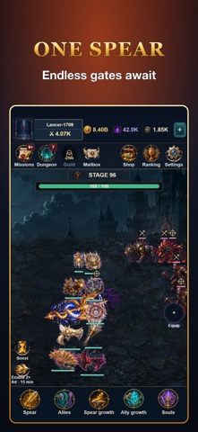 Spear Legend: Idle Spear RPG screenshot 1