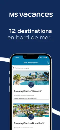 Capture d'écran de MS Vacances sur iPhone 1