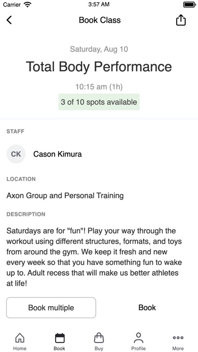 The Fitness Loft/Axon Training Screenshot 3 - AppWisp.com The Fitness Loft/Axon Training Screenshot 3 - AppWisp.com
