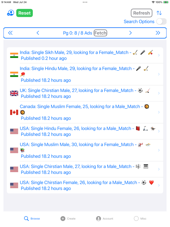 Vivaah iPad screenshot 3 - Social Networking app