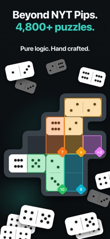 dotio: Pips Domino Puzzles iPhone screenshot