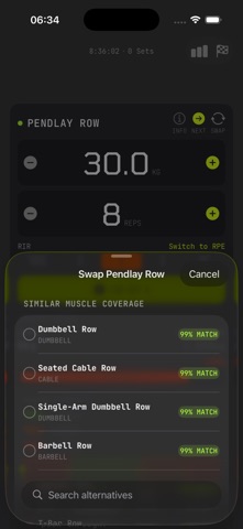 Afterset: Gym Workout Tracker Screenshot 5 of 7