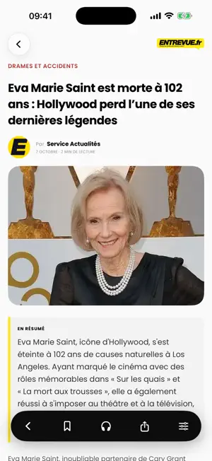 Entrevue News screenshot 2