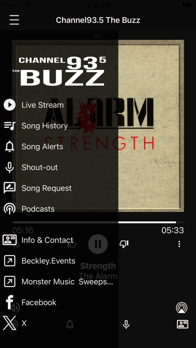 Channel 93.5 The Buzz Screenshot