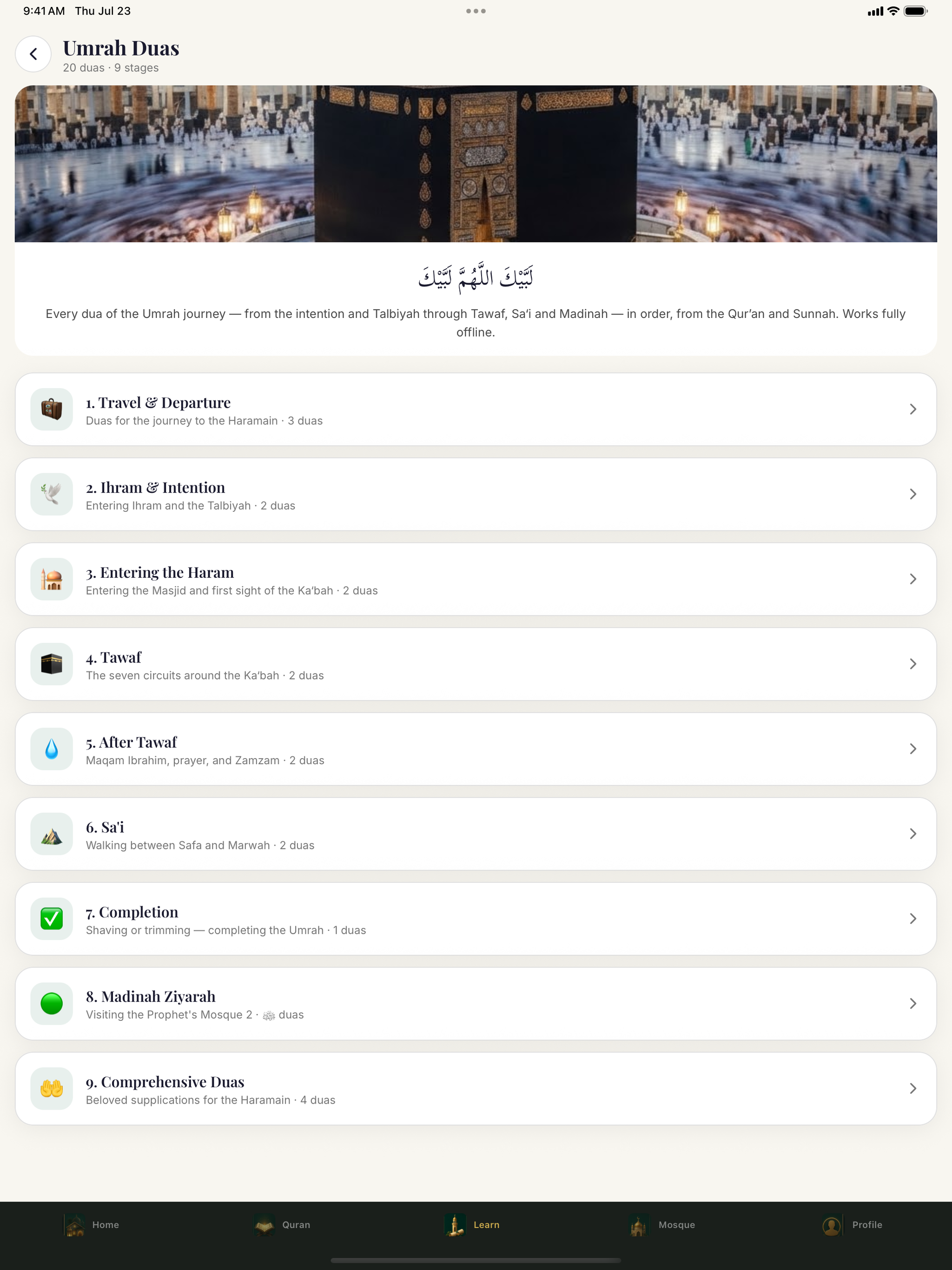 Masaajidh: Quran, Prayer & Dua screenshot 12