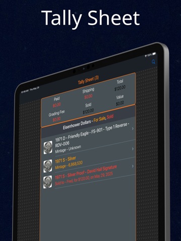 Eisenhower Dollar iPad screenshot