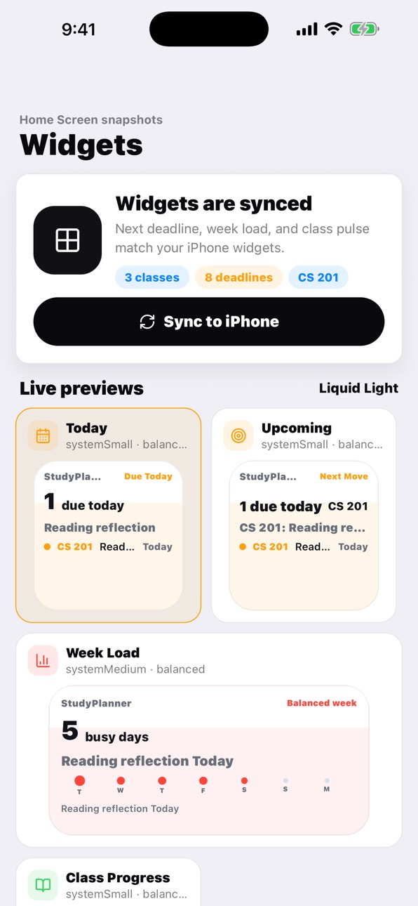 iPhone screenshot