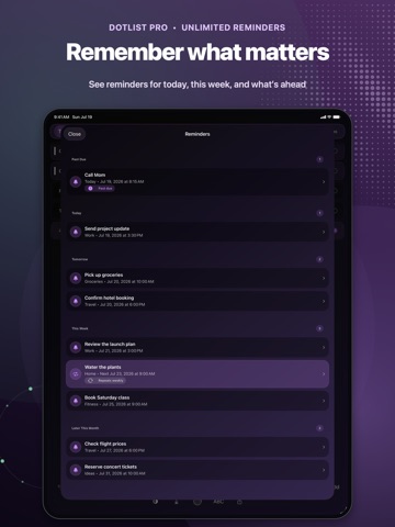 DotList ipad screenshot 4