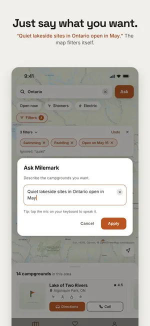Milemark: Campground Finder screenshot 2