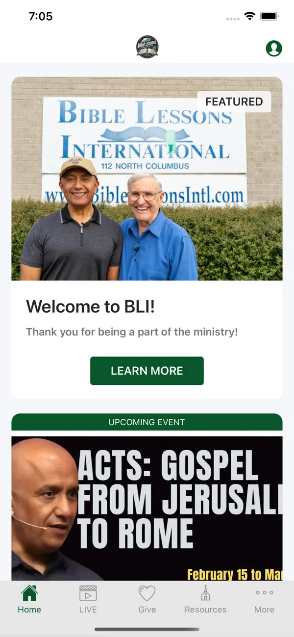 Screenshot #1 pour Bible Lessons International