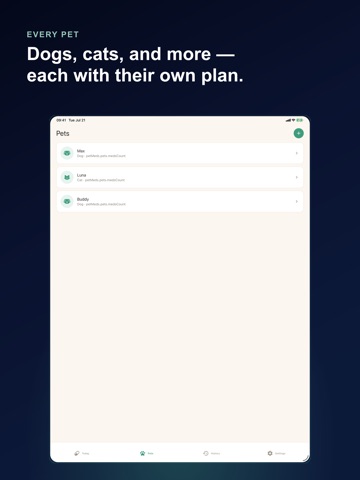 Pill Reminder: Pet Meds iPad screenshot