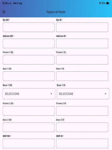 Cosmolab iPad screenshot