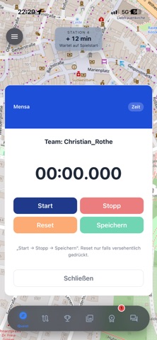 Rallye-App screenshot