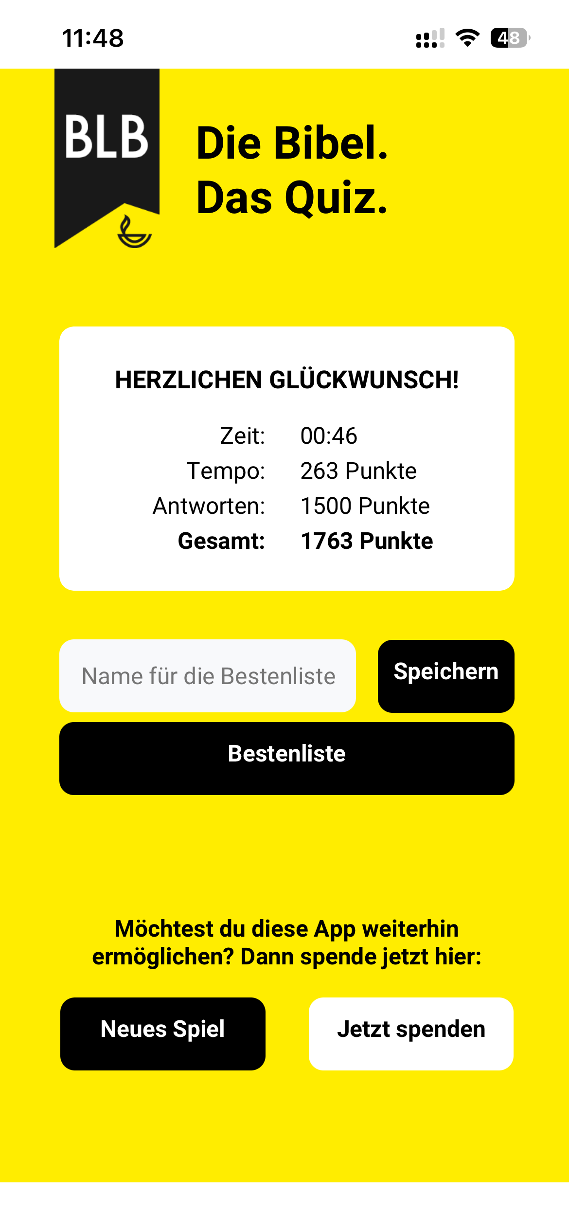 Die Bibel: Das Quiz.
