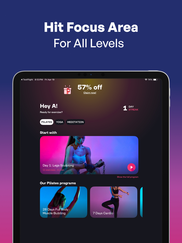 Wall Pilates Workout - Thrive