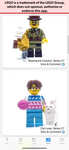 Minifig Scan screenshot