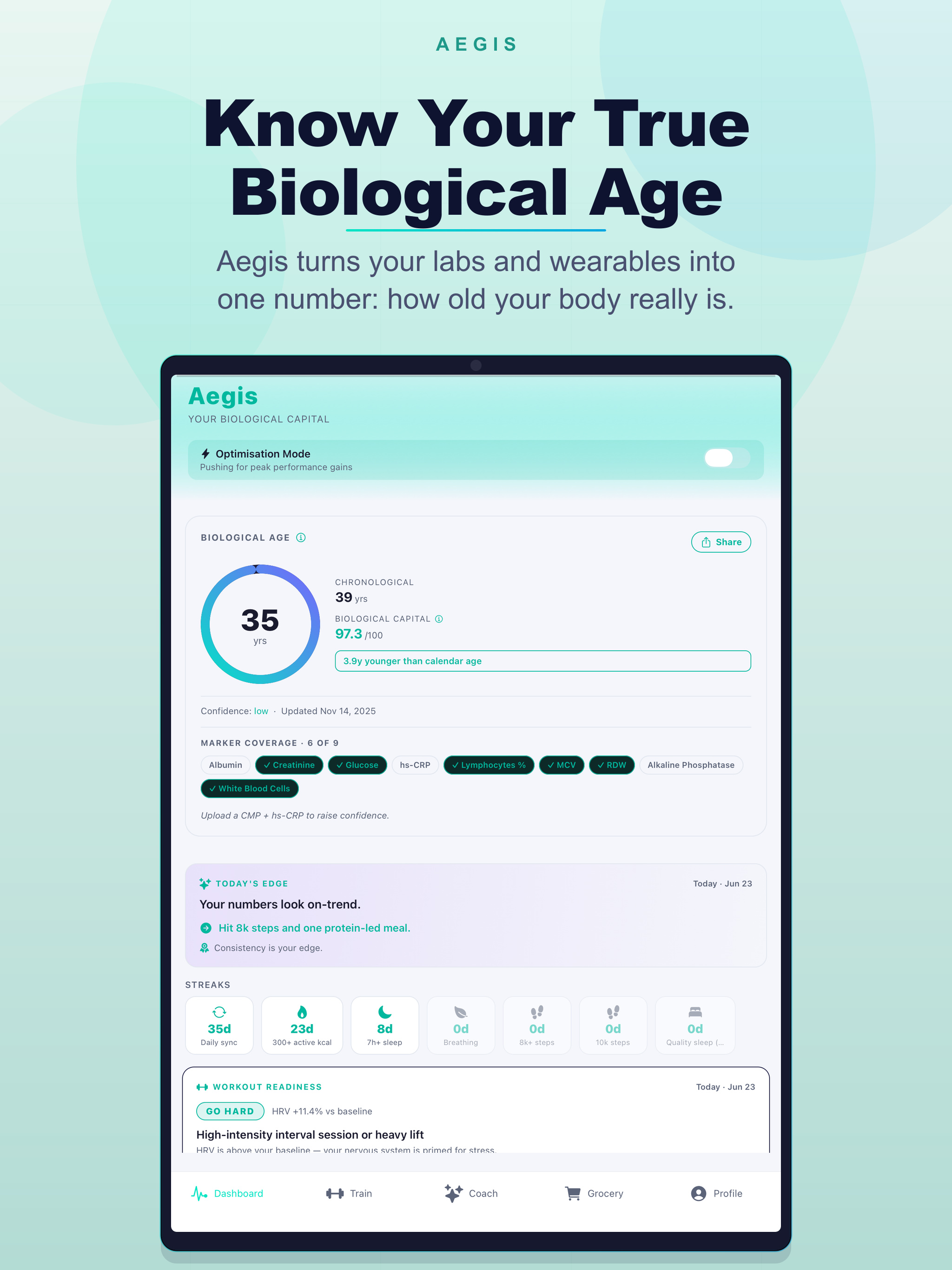 Aegis: Bio Age & Longevity screenshot 9