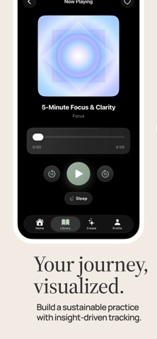 InnerLoop - AI Meditation iPhone screenshot