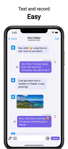 My 2nd Line Text Call Number screenshot 4