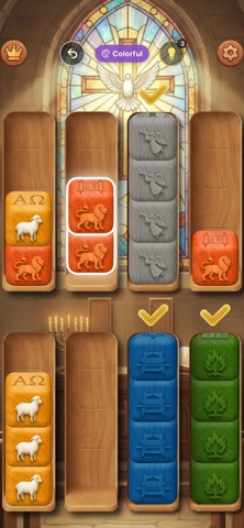 Bible Wood Sort iPhone screenshot