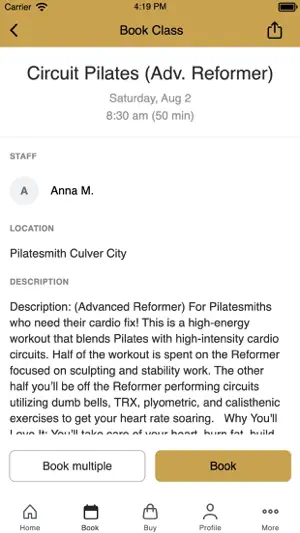 Pilatesmith screenshot 3