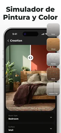 Captura de pantalla de Remodelar Casas, Diseño Cuarto en iPhone 6